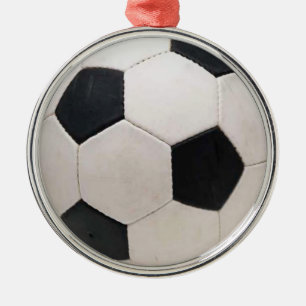 Métallique Ornement de balle de football