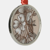 Métallique Ornement de cornouiller (Droite)