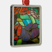 Métallique Ornement de couleur violet de verre (Droite)