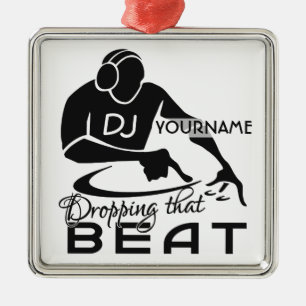 Métallique Ornement de coutume du DJ