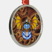 Métallique Ornement de dragon du steampunk "cinq à douze" (Droite)