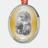 Métallique Ornement de guerre civile (Gauche)