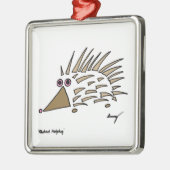 Métallique Ornement de hérisson Abstrait (Gauche)