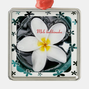 Métallique Ornement de la Plumeria