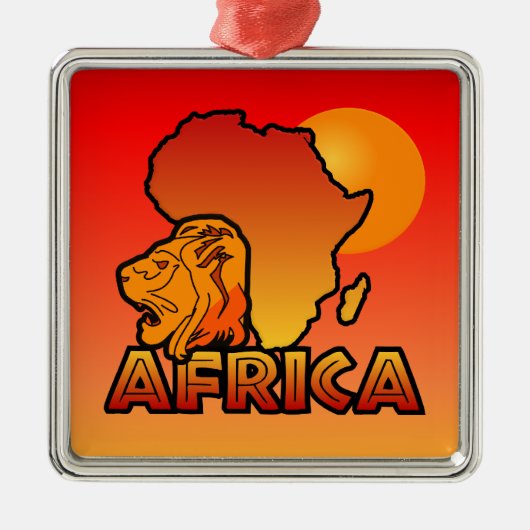 Métallique Ornement de l'Afrique (Devant)