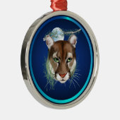 Métallique Ornement de minuit de puma (Droite)