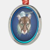 Métallique Ornement de minuit de puma (Gauche)