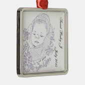 Métallique Ornement de perte de grossesse (Droite)