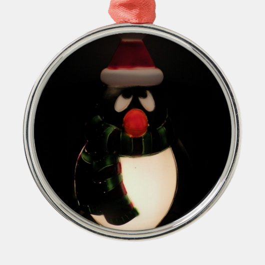 Métallique Ornement de pingouin (Devant)