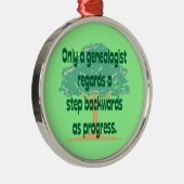 Métallique Ornement de progrès de généalogie (Droite)