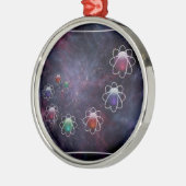 Métallique Ornement de raisonnement circulaire (Gauche)