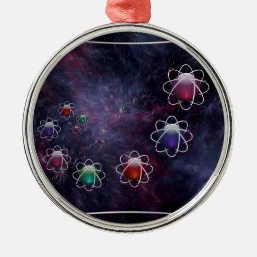 Métallique Ornement de raisonnement circulaire (Devant)