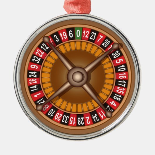 Métallique Ornement de roue de roulette (Devant)