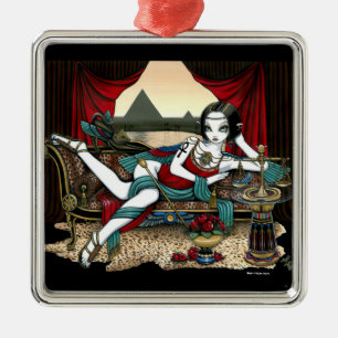 Métallique Ornement égyptien d'ange de déesse de "Mayet"