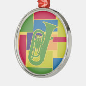Métallique Ornement Euphonium Colorblocks (Gauche)