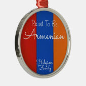 Métallique Ornement | fier d'être arménien (Droite)