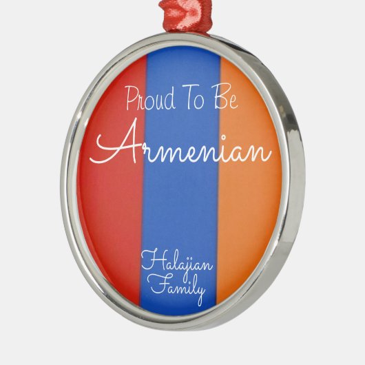 Métallique Ornement | fier d'être arménien (Gauche)