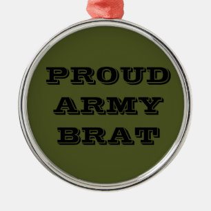 Métallique Ornement Fière Brat de l'Armée