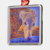 Métallique Ornement Greyhound - "Ace" (Gauche)