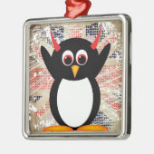 Métallique Ornement mauvais de Penguin™ (Gauche)