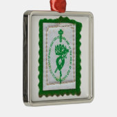 Métallique Ornement omoplate vert (Droite)