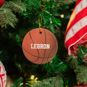 Métallique Ornement personnalisé du joueur de basket-ball
