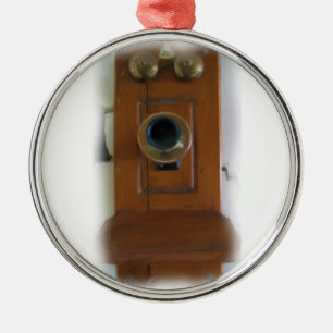 Métallique Ornement téléphonique Vintage