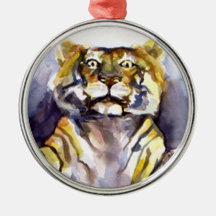 Métallique Ornement Tiger