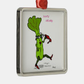 Métallique Ornement vigoureux de céleri (Droite)