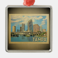 Ornement Vintage voyage Tampa Florida