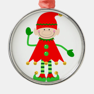 Métallique Petit ornement de l'aide de Père Noël