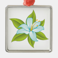 Stargazer bleu clair lys ornement personnalisé