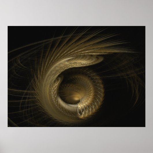 'Metallisch ding' Poster (Voorkant)