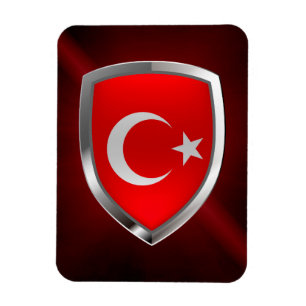 metallisch embleem in Turkije Magneet