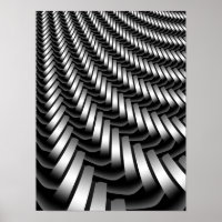Metallisch Fractal Patroon