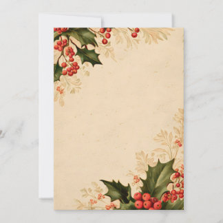 Metallisch Loof Rechtermarge op Ivoor | Modern Vi Kaart