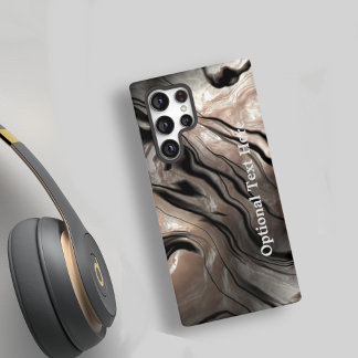 metallisch patroon van koper samsung galaxy hoesje