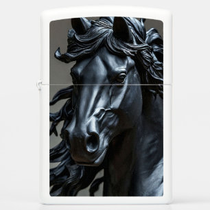 Metallisch Zwart Paard