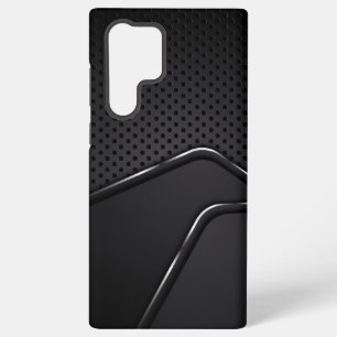 Metallische mash met zilveren dynamische lijnaccen samsung galaxy hoesje