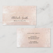 metallische verfslag visitekaartje (Voorkant / Achterkant)