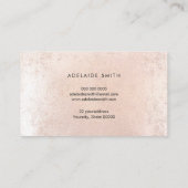 metallische verfslag visitekaartje (Achterkant)