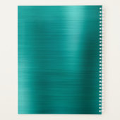 Métallurgique Aqua Signature Turquoise Monogramme (Dos)