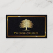 Métallurgique Vieux Chêne Arbre Élégant Carte de v (Devant)