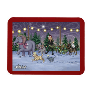 Metalphant familiestamboom magneet