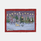 Metalphant Family Tree Fleece Blanket (Voorkant (Horizontaal))