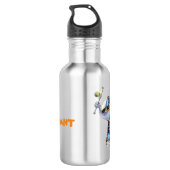 Metalphant folâtre la bouteille d'eau d'acier (Dos)