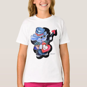 Metalphant Heart Guitar Girl's T-shirt