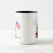 Metalphant USA Flag Mok (Midden)