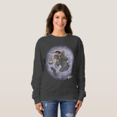Metalphant Wilbur Angels de neige Sweatshirt femme (Devant entier)