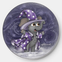 Metalphant Wilbur en hiver Chargeur sans fil